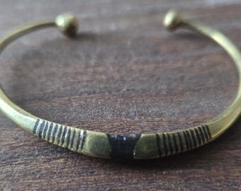 Tuareg brass bracelet