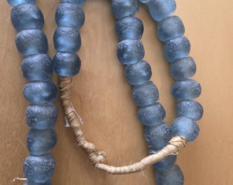 Beads for crafting / African beads for jewelry making / glass beads / translucent beads / glass beads