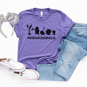 Squad Goals Shirt - Cogsworth - Lumiere - Babette - Mrs Potts - Chip - Bella Canvas t-shirt - Soft tees -Unisex t-shirt