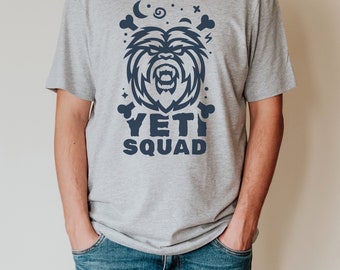 Yeti Squad Shirt - Sasquatch Shirt - Bigfoot Tee -Adventure Tee - Outdoor Life - Hiking Tee -Bella Canvas t-shirt -Soft tees -Unisex t-shirt