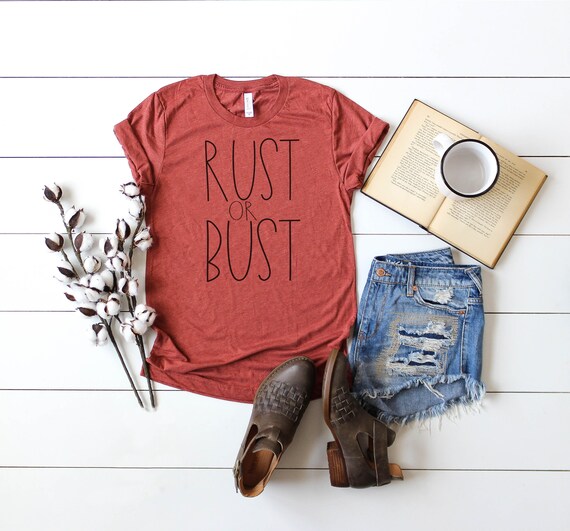 Rust Or Bust Graphic Tee - Antique Lover Unisex T-shirt
