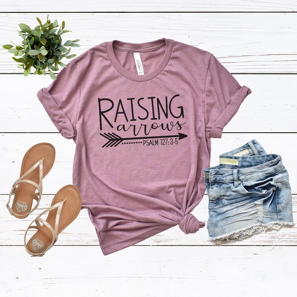 Raising Arrows Shirt - Psalm 127 - Christian Apparel - Children Are A Reward Shirt - Bella Canvas t-shirt - Soft tees -Unisex t-shirt