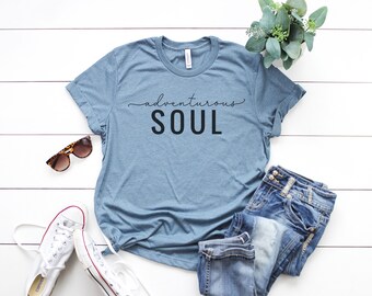 Adventurous Soul Bella Canvas T-Shirt – Unisex Adventure Tee