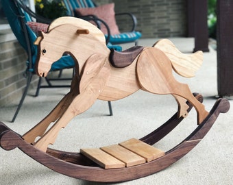 Rocking Horse Decor Etsy - 