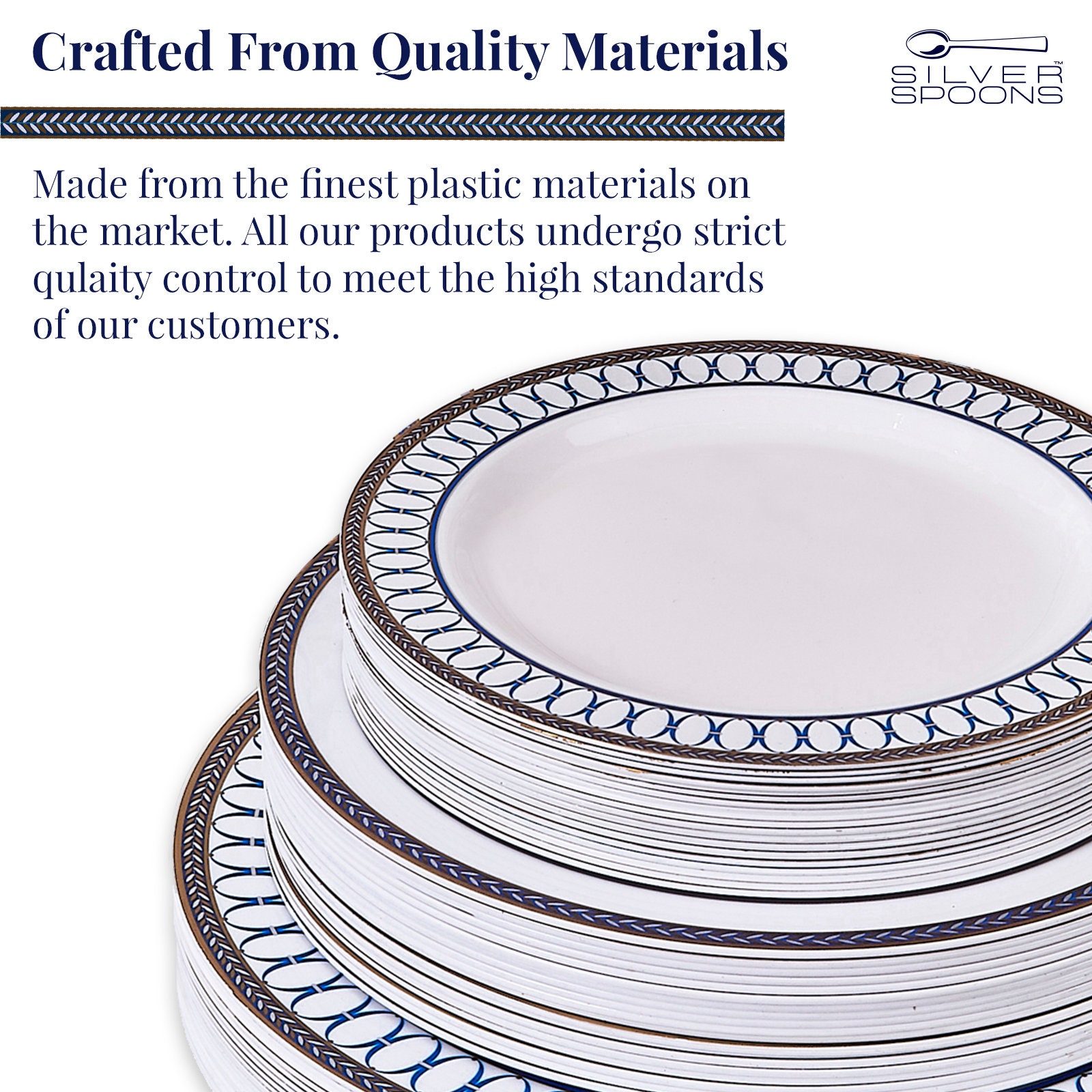 Disposable Dinnerware Plates Royal Blue 20 PC Etsy UK