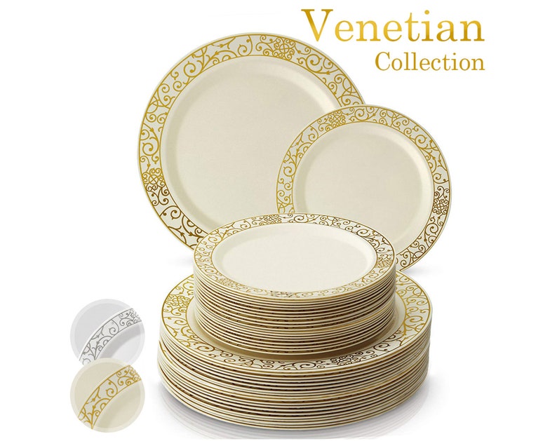 DINNERWARE SET for WEDDINGS 20 Dinner Plates and 20 Side Etsy