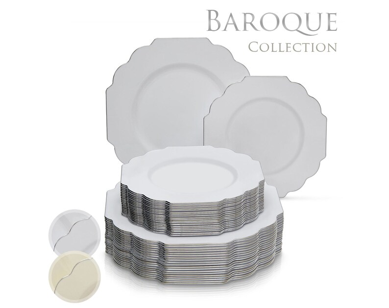 Vintage Collection-Blush Elegant Fine China Look 10 Salad Plates 10 Dessert Plates PARTY ...