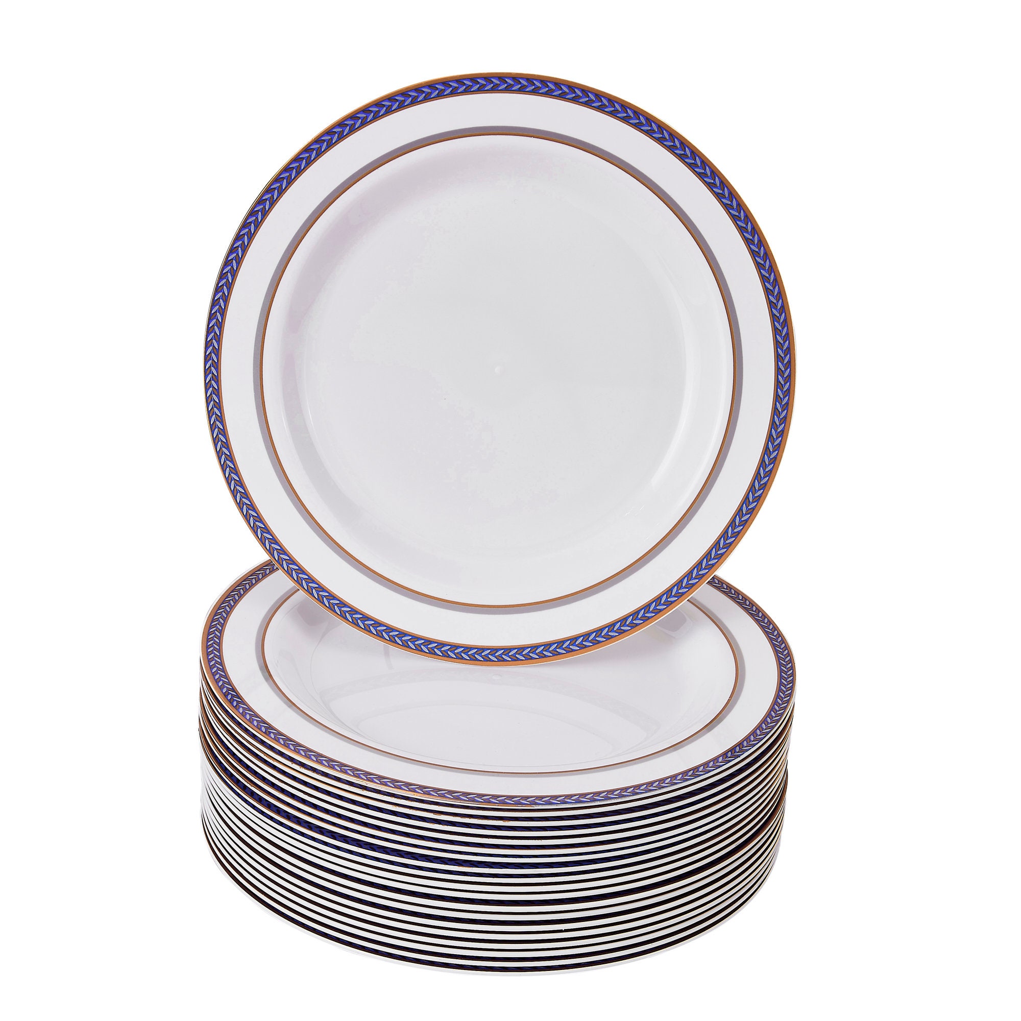 Disposable Dinnerware Plates Royal Blue 20 PC Etsy UK