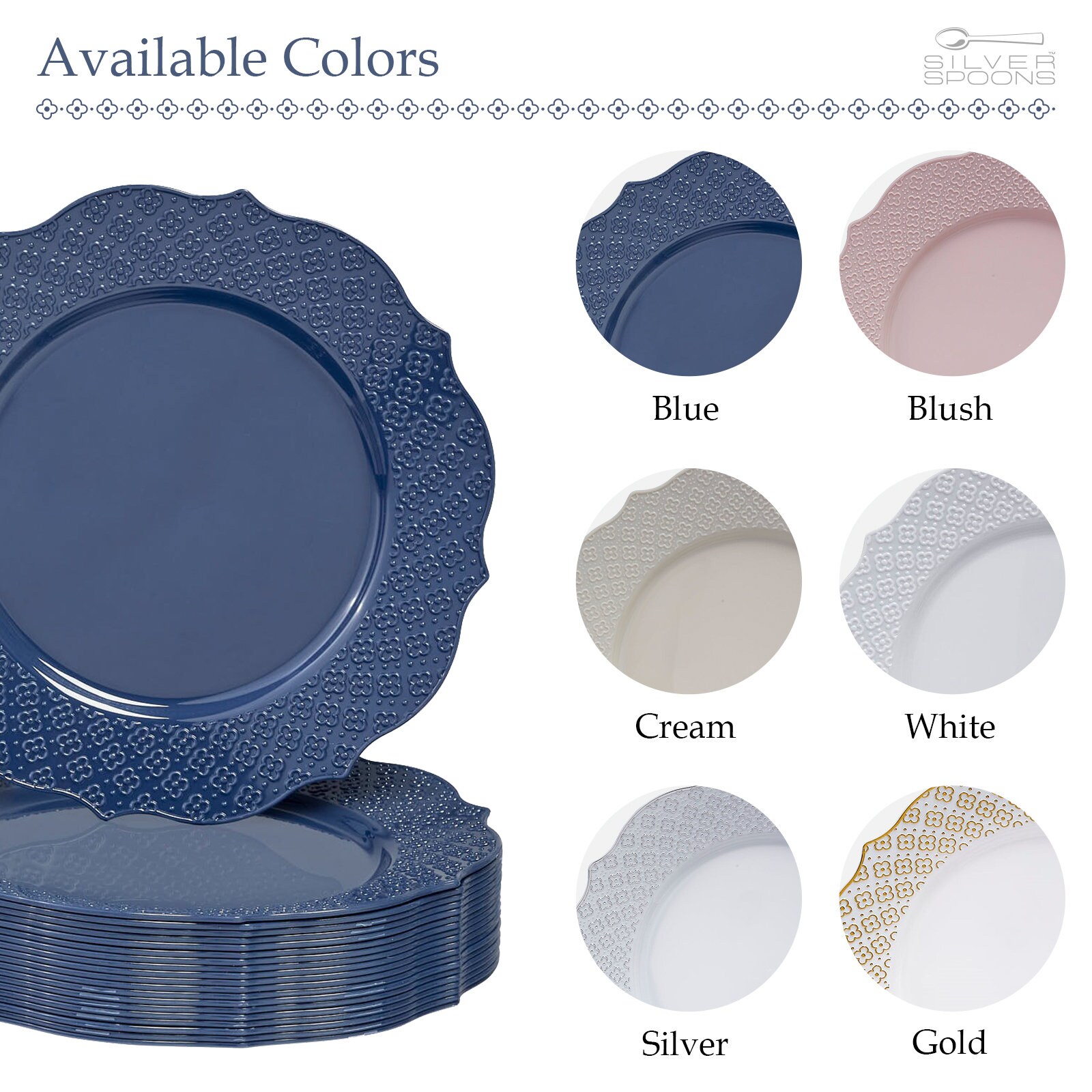 PLASTIC PLATES DISPOSABLE 20 Baby Shower Plates Harmony Etsy