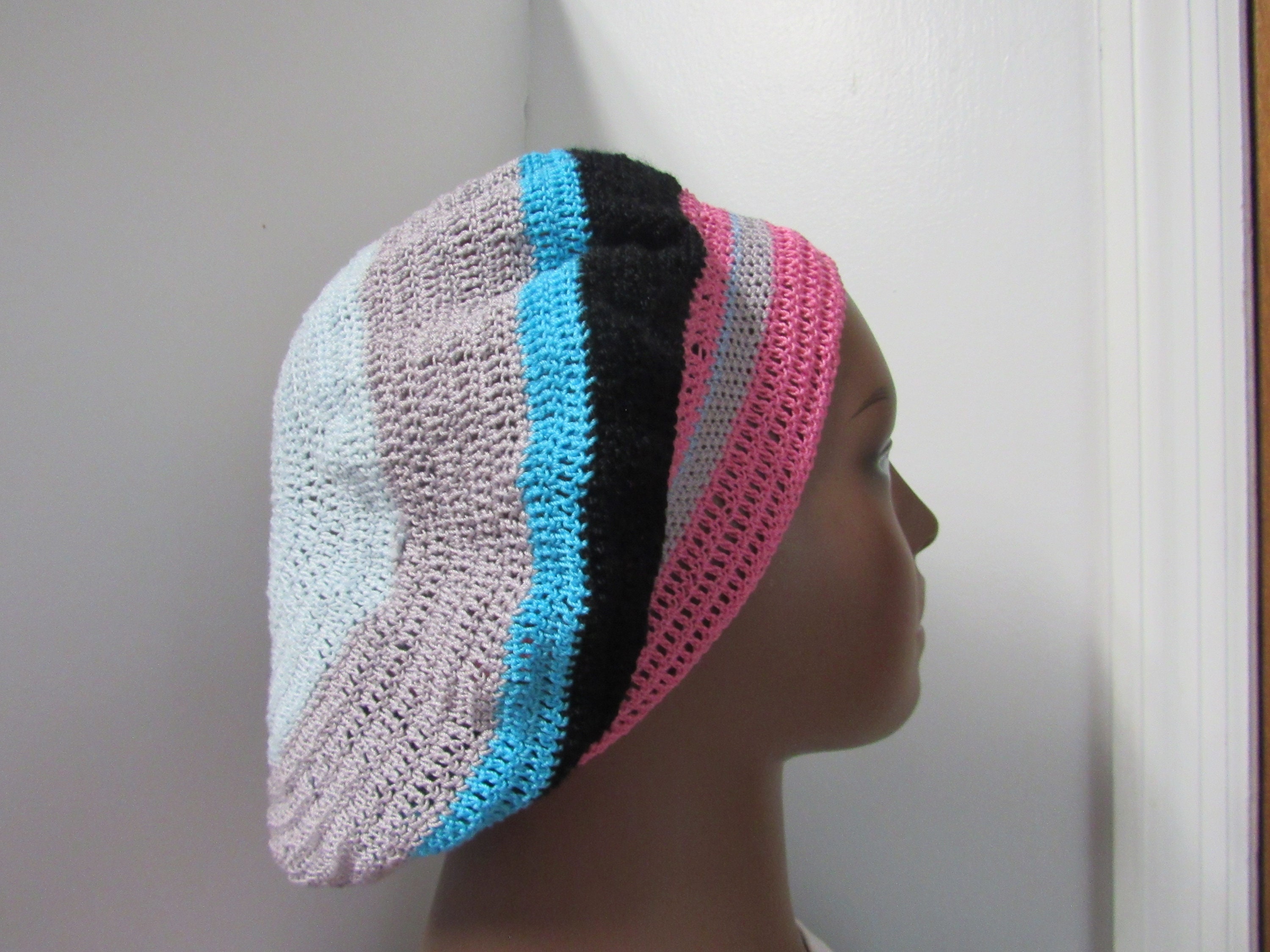 Blue, Black, Pink and Grey Multicolor Summer Handmade  display picture 3