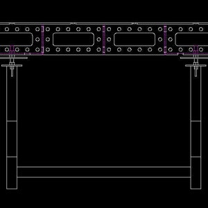 Fixture Table/ 12x48 Fab Block Saw Horse Plans & DXF Files
