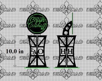 Trophy Base Design #2 DXF SVG Files