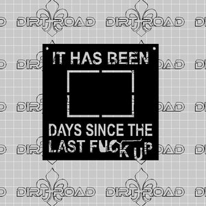 The Last F Up DXF/SVG/PDF