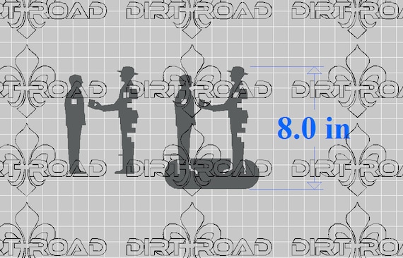 Download Father And Son Missing Piece Dxf Svg Etsy
