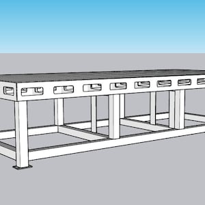 Fixture Table Plans and DXF/SVG Files 48x96