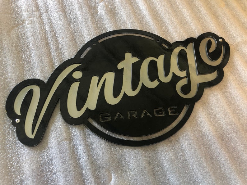 Download Vintage Garage Sign DXF SVG | Etsy
