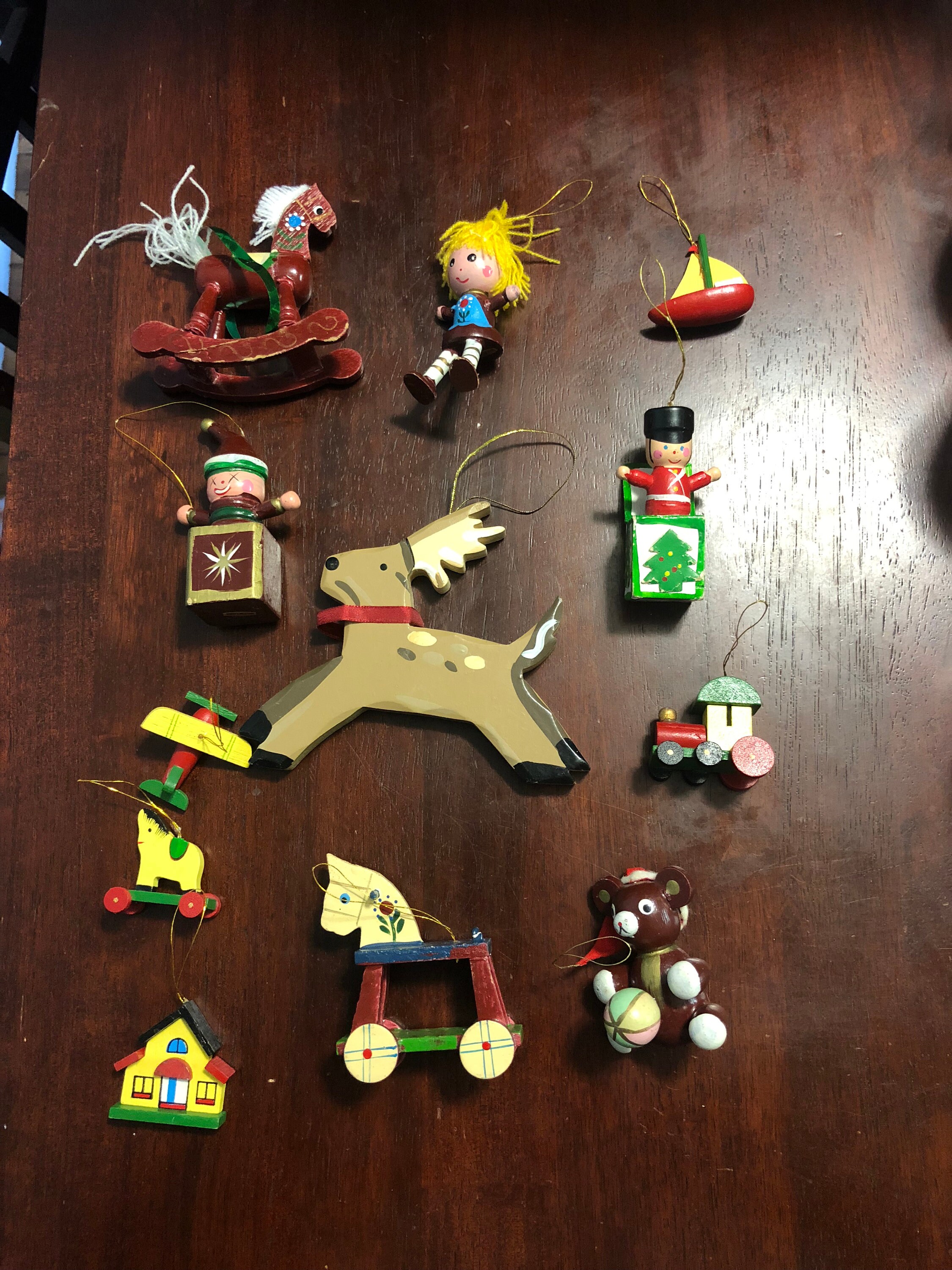 12 Handmade Wooden Christmas Ornaments Etsy