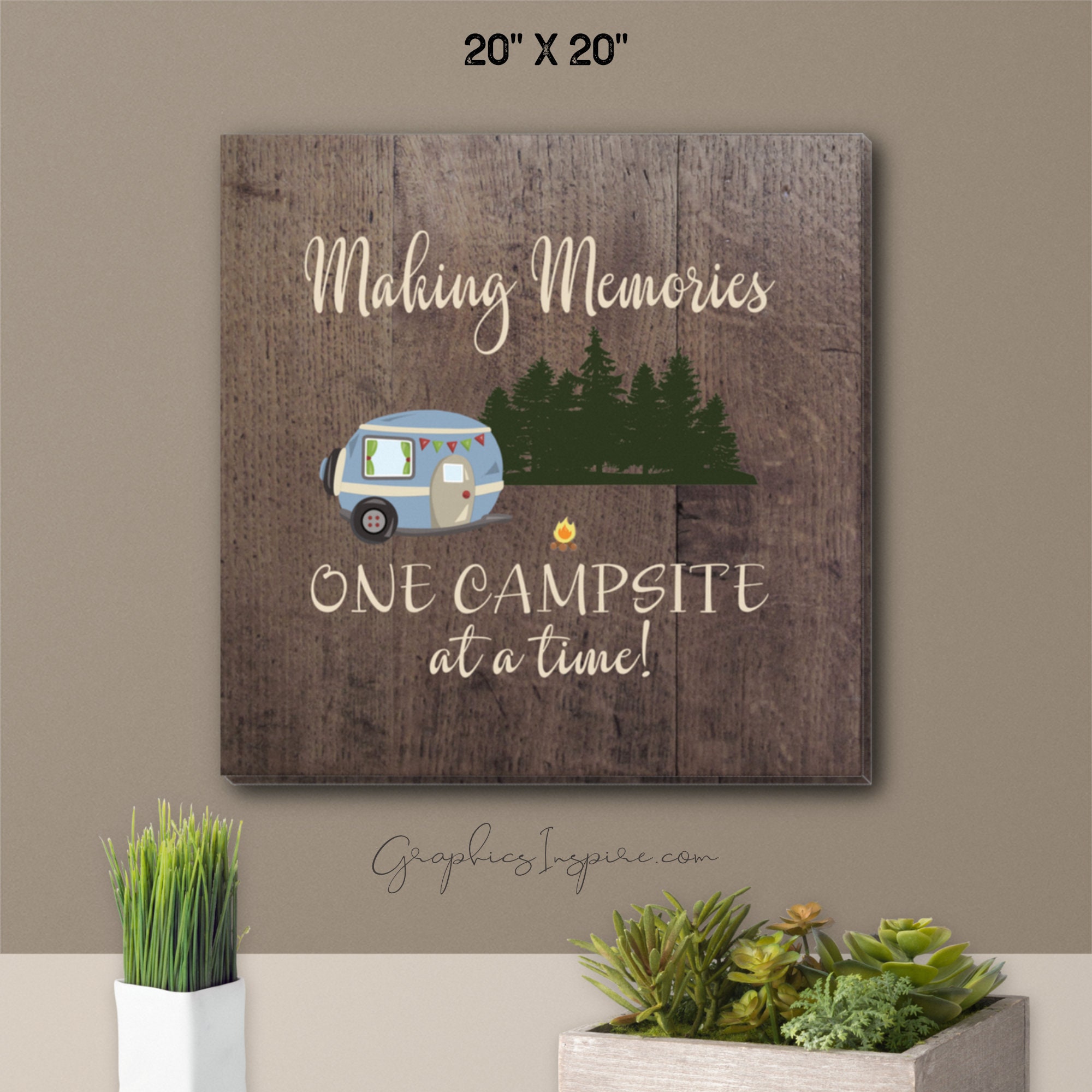 OCCdesign Making Memories One Campsite at A Time Funny Camper Quote Camping Retro Farmhouse Metal Tin Decor Sign Gift Idea for Friend Family Motorhomes/RV Camping OCCdesign Making Memories One Campsite at A Time Funny Camper Quote Camping Retro Farmhouse Metal Tin Decor Sign Gift Idea for Friend Family Motorhomes/RV Camping