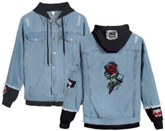 denim jacket hip hop