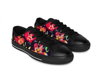Low-Top Women's Sneakers in Floral by Gregory Charles