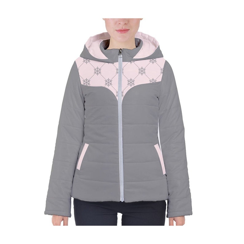 womens designer long puffer coat