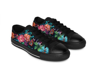 Low-Top Women's Sneakers in Floral by Chaytante Glack