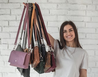Leather Shoulder Strap for Crossbody Bags