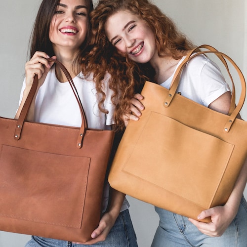 Large Capacity Totes Bag Cute Simple Mommy Leather Shopper Shoulder Bag Handbags