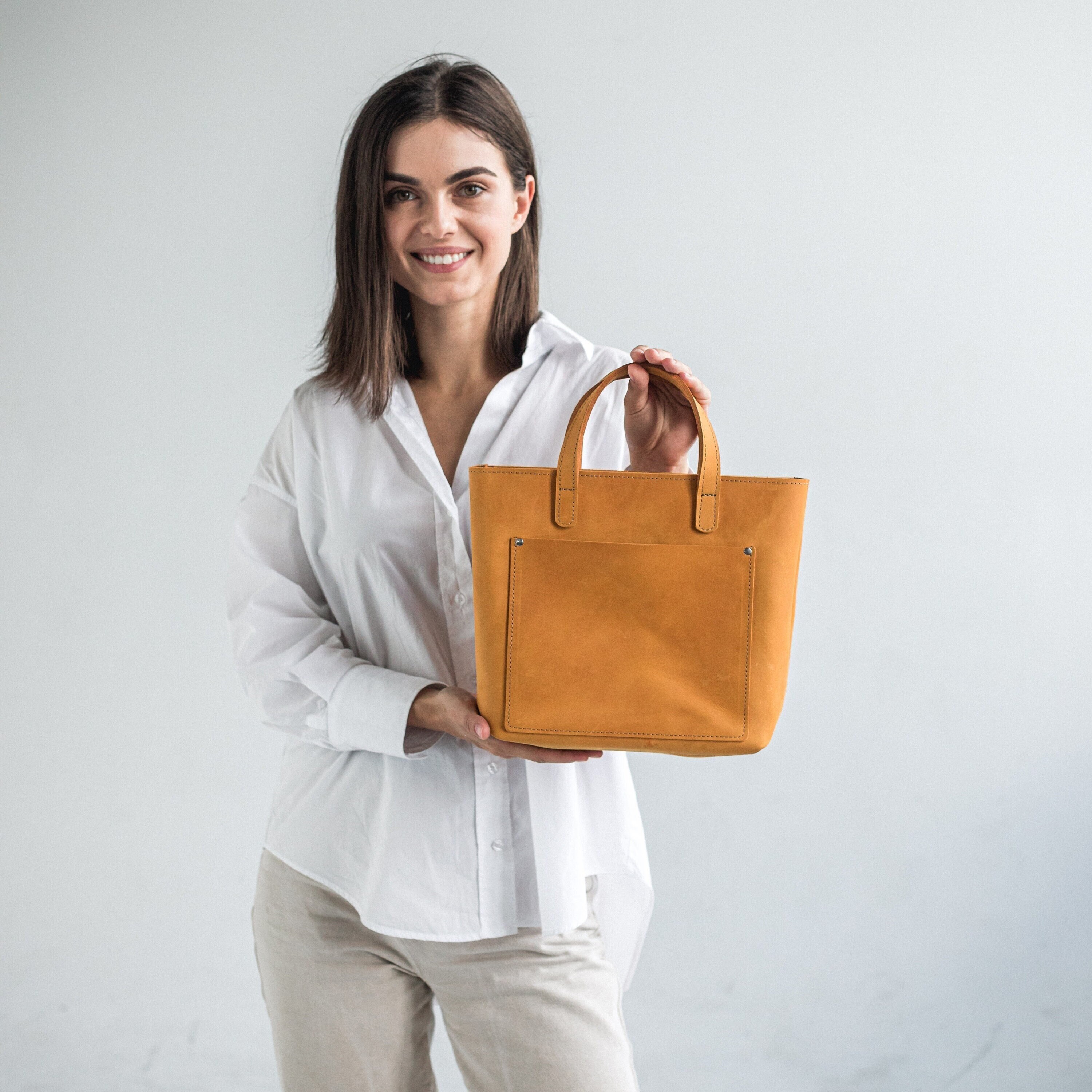 トートバッグ LEATHER THE MINI TOTE BAG il_fullxfull.5336510130_d5i5.jpg