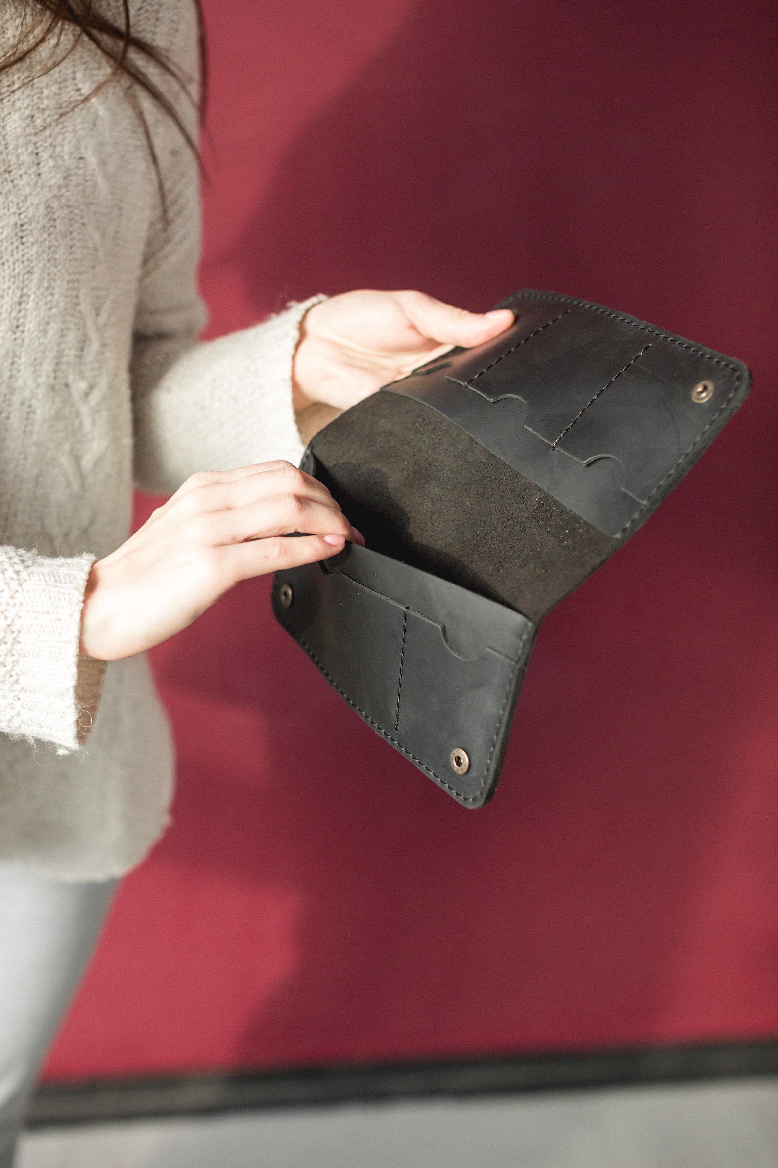 Personalized Leather Travel Wallet Organizer Travel Wallet Etsy