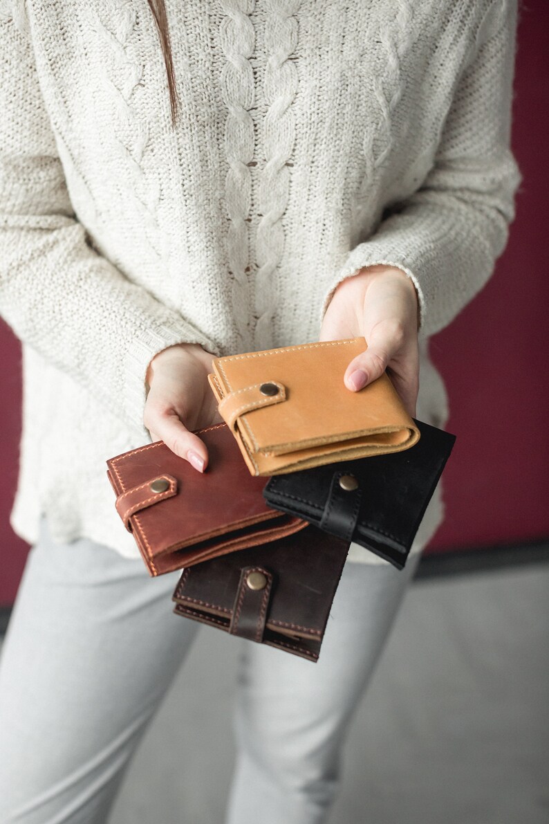 Cartera de hombre de cuero Cartera de hombre Cartera hombres Cartera de cuero para hombres Cartera minimalista Cartera de cuero hombres Cartera de cuero delgada Cartera de cuero imagen 6