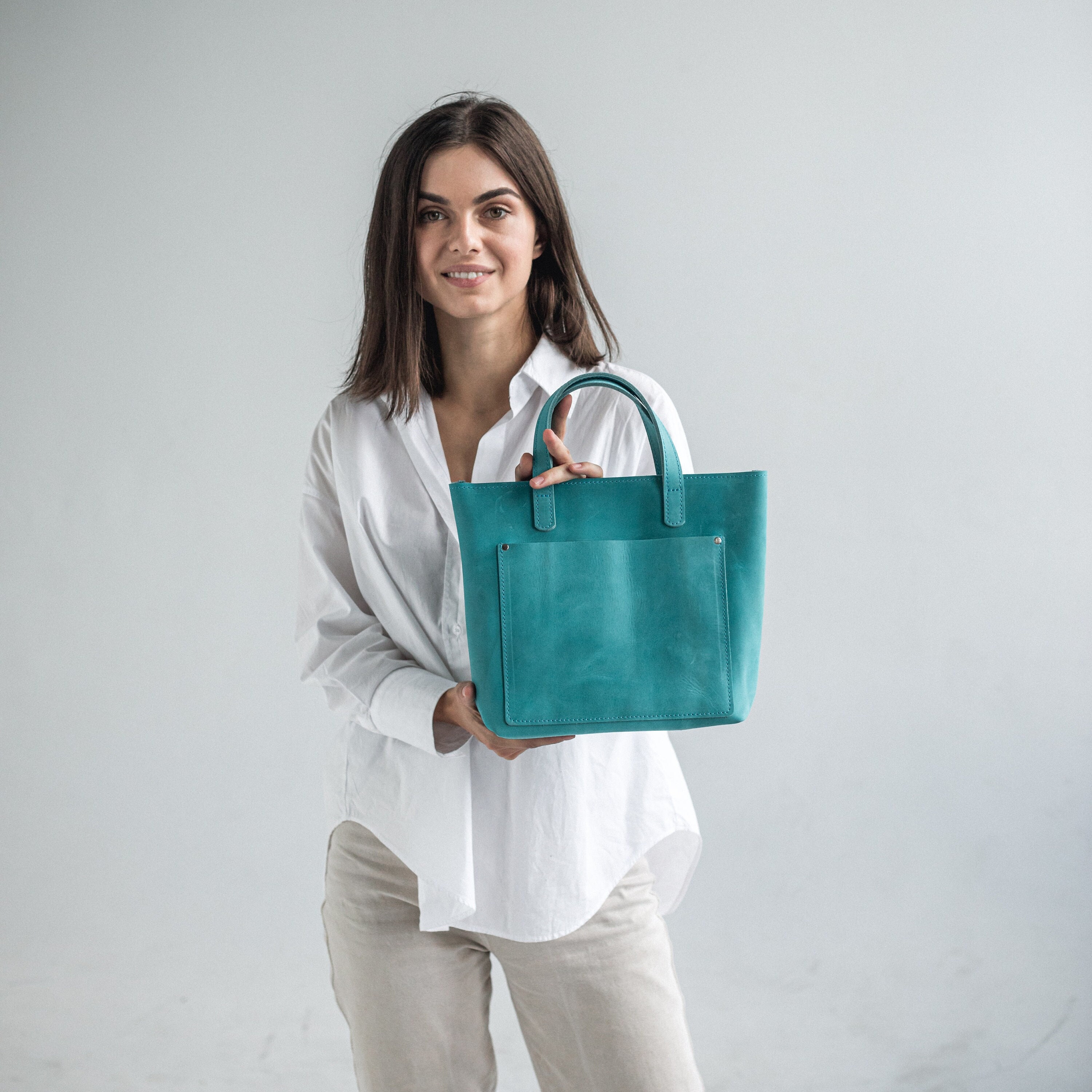 Small square tote bag cheap
