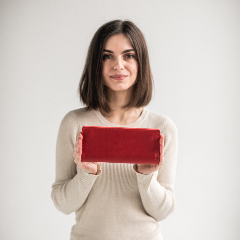 Personalized Leather Travel Wallet Organizer Travel Wallet Etsy