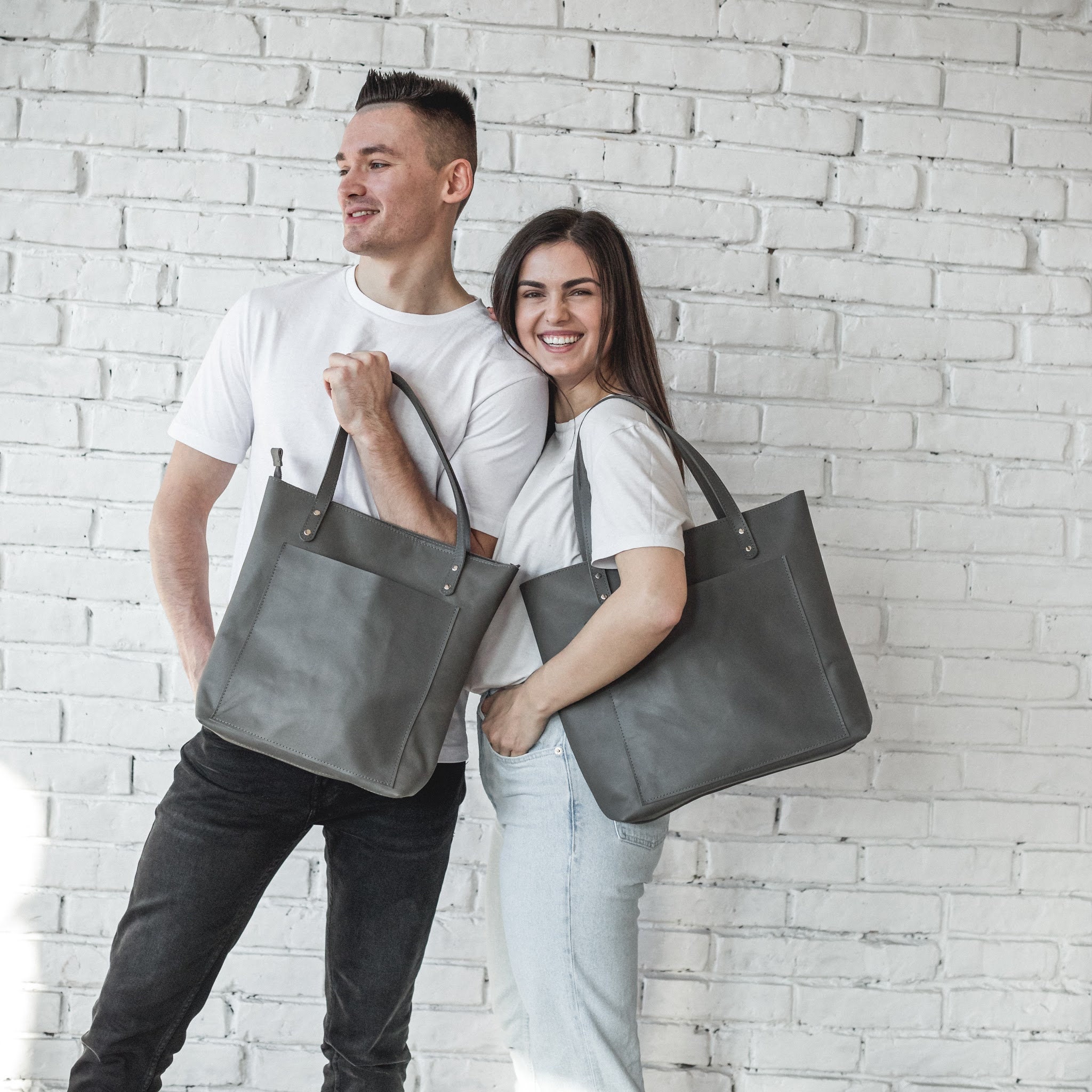 Natural Dublin Tote Bag – Hooks Crafted Leather