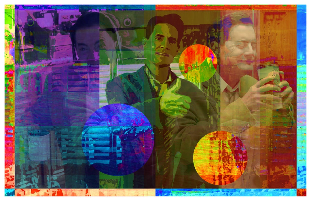 Twin Peaks Dougie Jones glitch Art Digital Print - Etsy