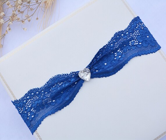 Royal blue garters 2025 for wedding