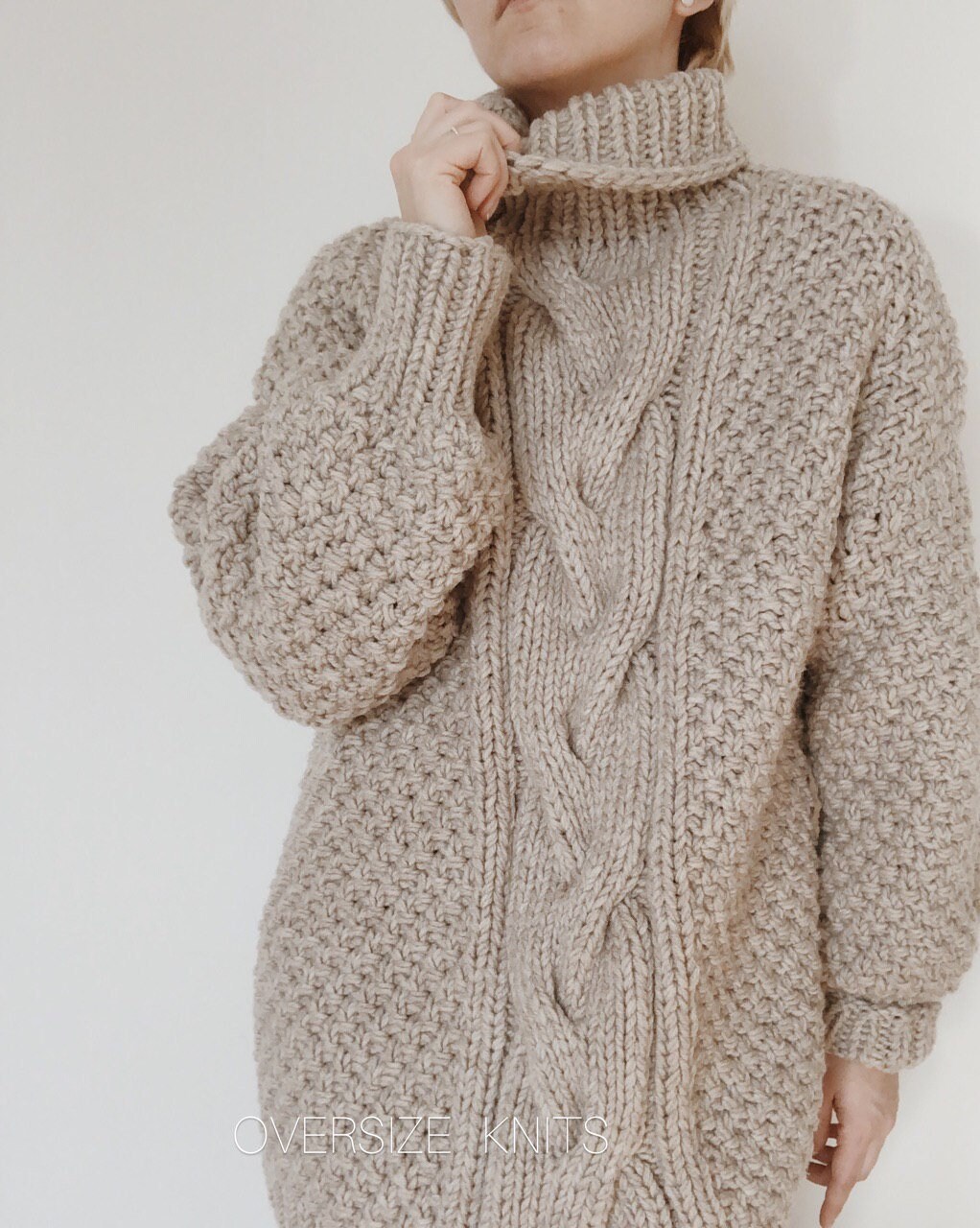 Oversized Sweater Chunky Knit Cardigan Cable Knit Sweater - Etsy
