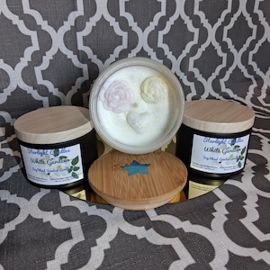 White Gardens scented candle 4oz