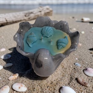 Resin Conch scented candle