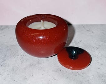 Rode hars appelkaars, geurpot appel, keukendecor, grillige huisgeur