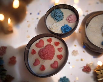 Vela con aroma a coco, 6 oz/más de 35 horas de duración