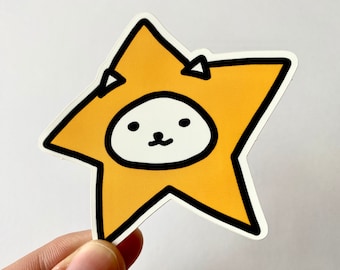 star cat sticker
