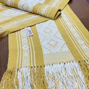 Mexican Woven Table Runner - Home Decor - Table Runner - Day of The Dead Decor - Spring Decor - Easter - Macrame- Boho - Bed Runner -Gift
