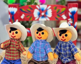 Small Panchito Doll – Traditional Mexican Boy Rag Doll, 7.5 Inch
