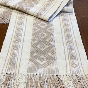 Mexican Woven Table Runner - Home Decor - Table Runner - Day of The Dead Decor - Spring Decor - Easter - Macrame- Boho - Bed Runner -Gift