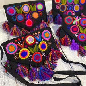 Embroidered Clutch - Embroidered Crossbody Bag - Purse - Crossbody - Mexican Bag - Fiesta - Gift - Handmade - Bolsa Bordada - Clutch Bag