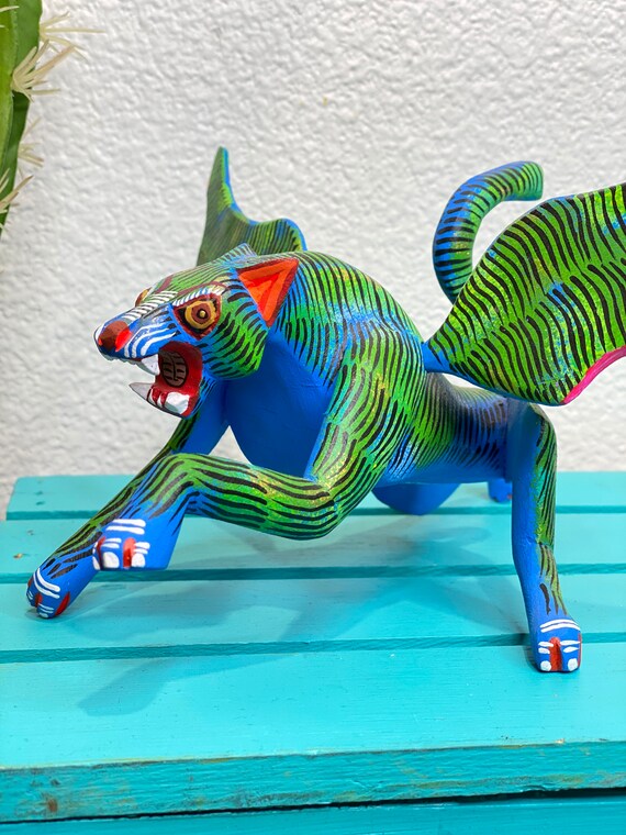 Jaguar Alebrije Copal Alebrije Handmade Wood Figure Alebrijes Oaxaca  Alebrijes Gifts Mexican Alebrijes Spirit Animals - Etsy