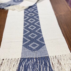Mexican Woven Table Runner - Home Decor - Table Runner - Day of The Dead Decor - Spring Decor - Easter - Macrame- Boho - Bed Runner -Gift