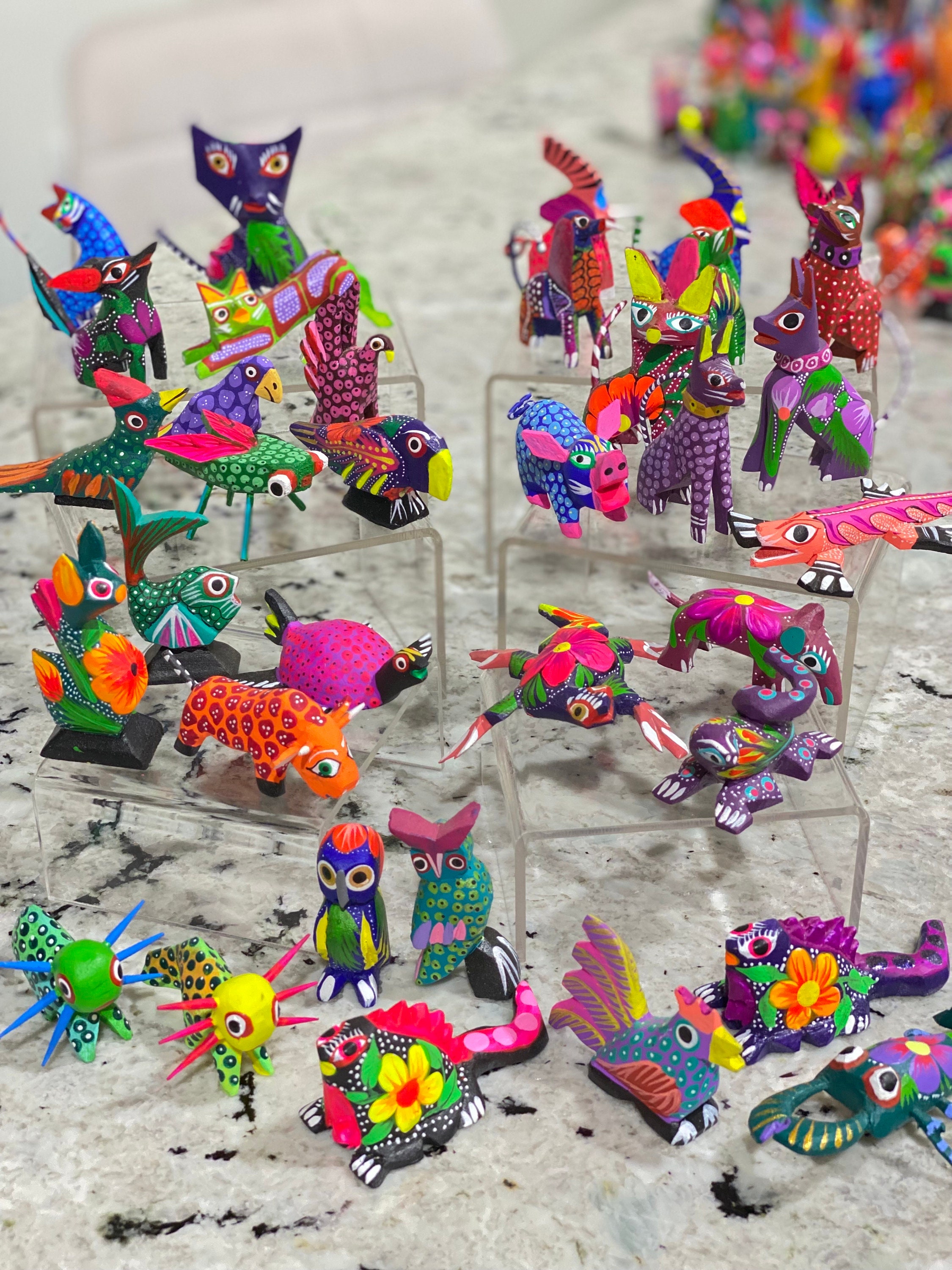 Hand Carved Alebrije: Copal Wood Spirit Animal, Fiesta Decor - Etsy