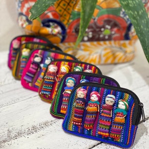 Worry Doll Coin Purse - Coin Purse - Coin Bag - Worry Doll - Wallet - Coin Wallet - Handmade- Gifts - Christmas Gifts - Stocking Stuffers